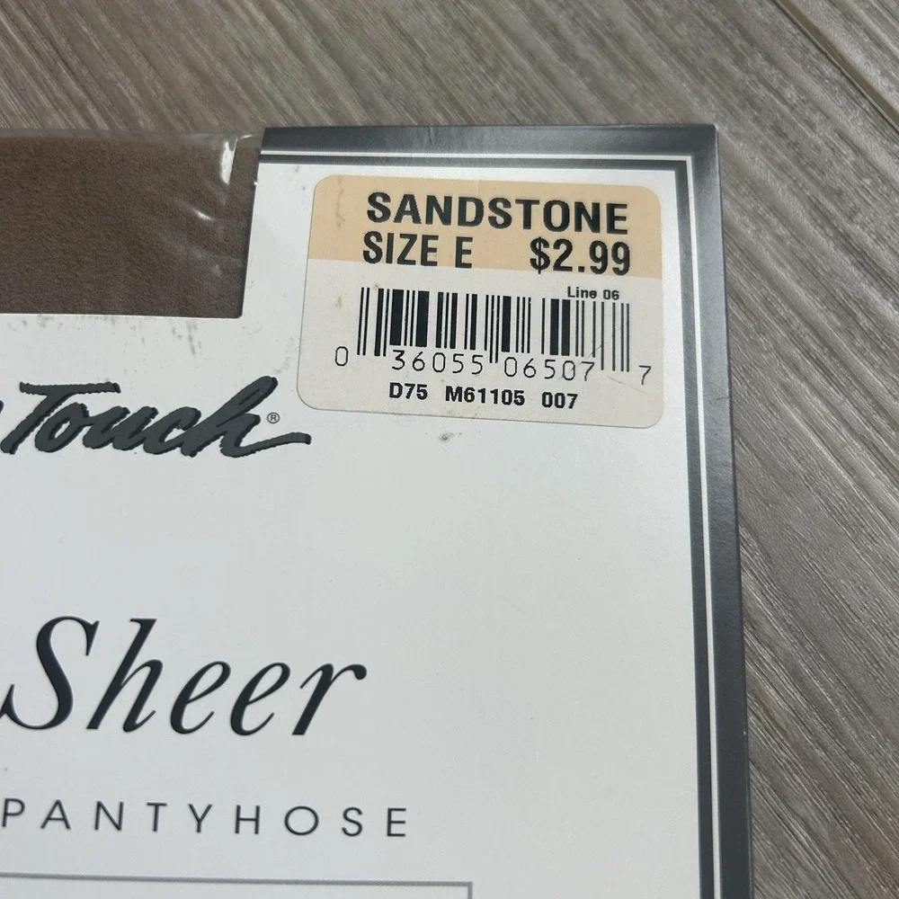 VTG‎ Nice Touch Day Sheer Everyday Pantyhose All Nylon Sandstone Size E Sears